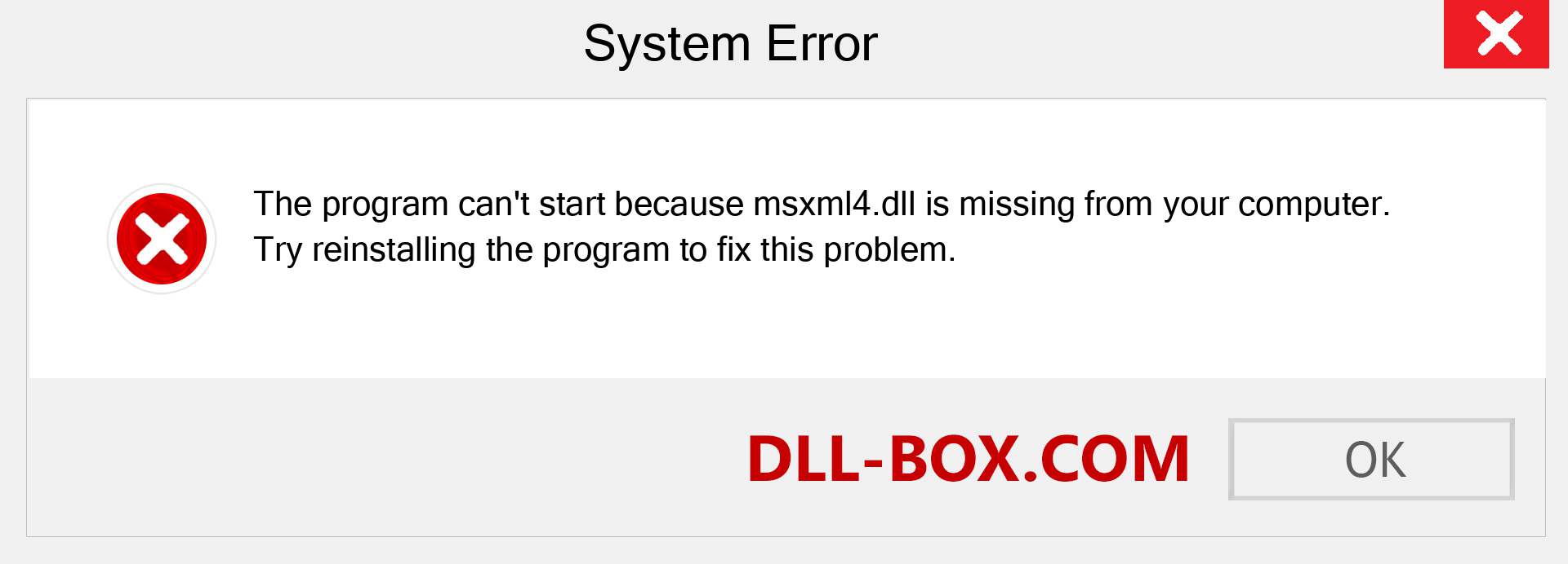  msxml4.dll file is missing?. Download for Windows 7, 8, 10 - Fix  msxml4 dll Missing Error on Windows, photos, images